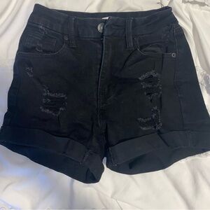 Black Jean Shorts!